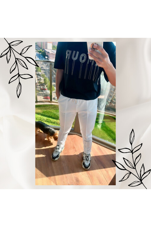 Amour Yazılı Tişört