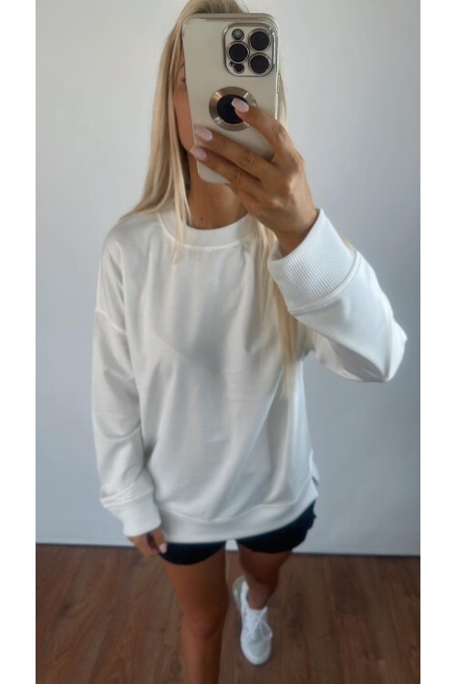 DÜZ İKİ İPİLİK SARDONSUZ SWEAT