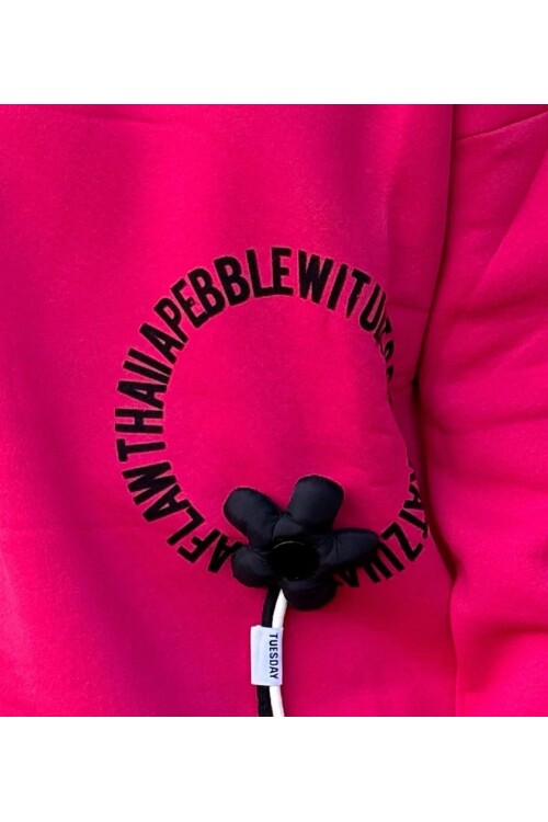 GÜL KABARTMALI SWEAT