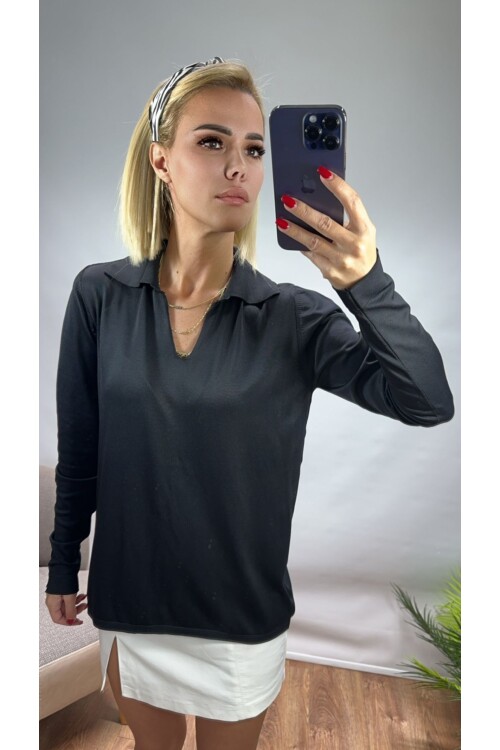 SF009 MERSERİZE YAKALI KAZAK