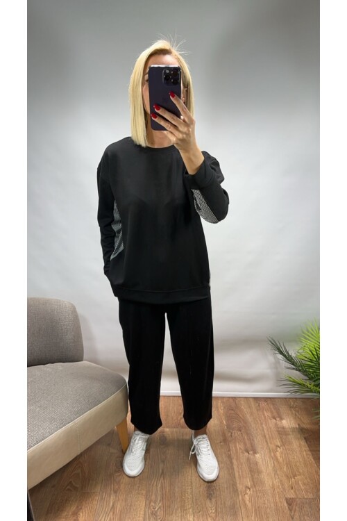 SF017 GÖMLEK DESENLİ EŞOFMAN TAKIMI