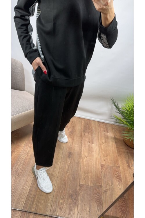 SF017 GÖMLEK DESENLİ EŞOFMAN TAKIMI