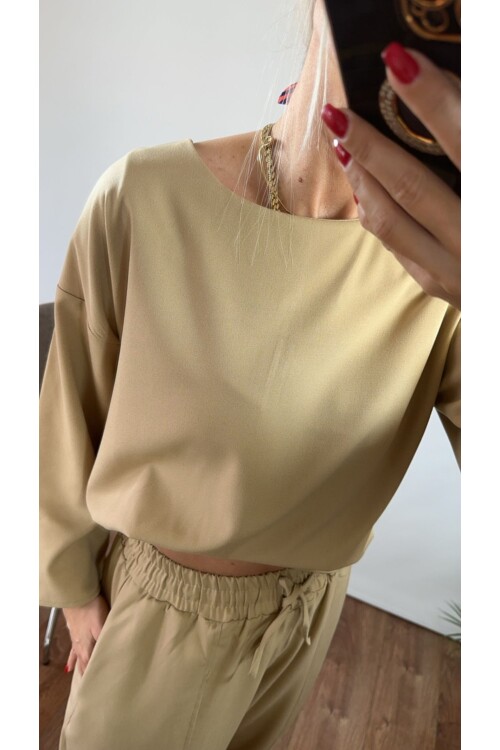 SF020 GABARDİN TAKIM KISA GÖMLEK