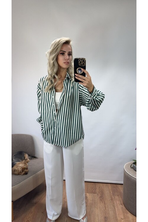 SF042 YANDAN CEPLİ BOL PANTOLON