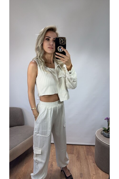 SF044 ÇİZGİLİ ÜÇLÜ TAKIM