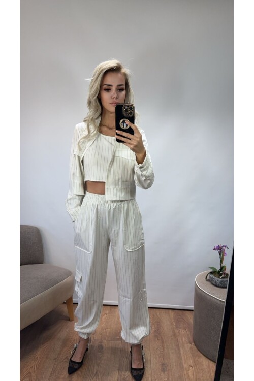 SF044 ÇİZGİLİ ÜÇLÜ TAKIM