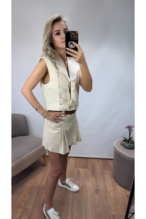 SF047 DANTEL DETAY YELEK