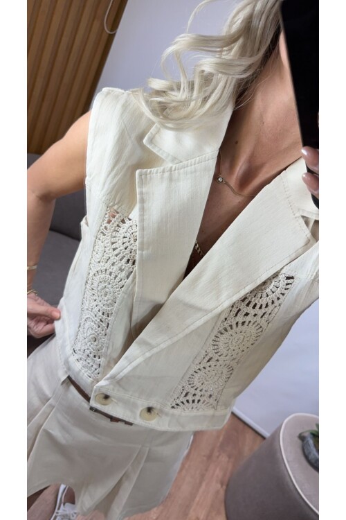 SF047 DANTEL DETAY YELEK