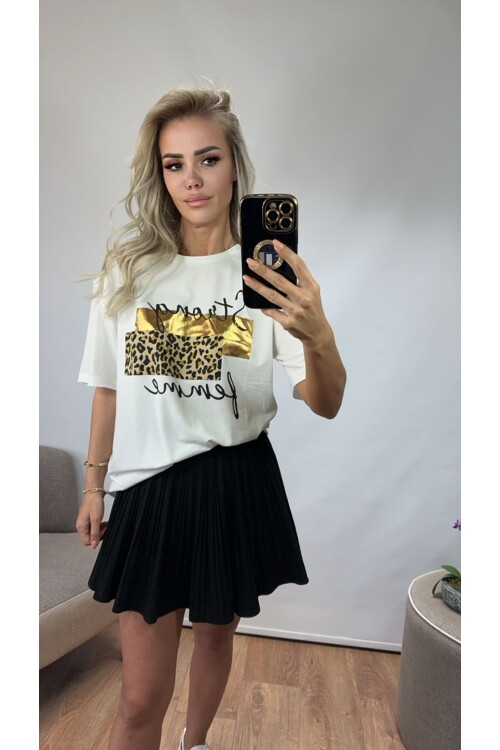 SF047 LEOPAR RAHAT TİŞÖRT