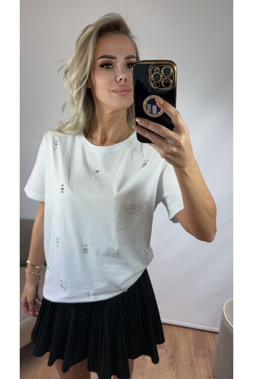 SF049 DAĞINIK TAŞLI BİSİKLET TAKA TSHIRT