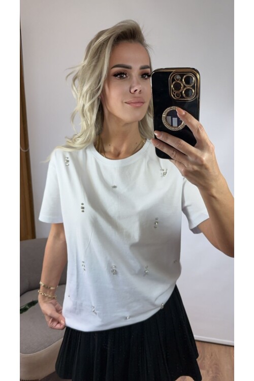 SF049 DAĞINIK TAŞLI BİSİKLET TAKA TSHIRT