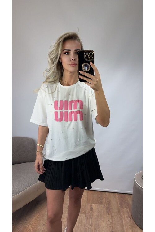 SF050 TAŞLI MIU TİŞÖRT