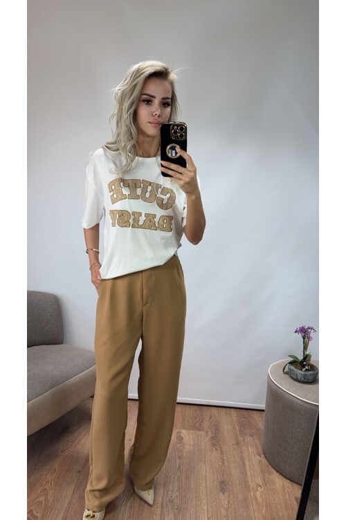 SF051 CUTE KABARTMA BASKI TİŞÖRT