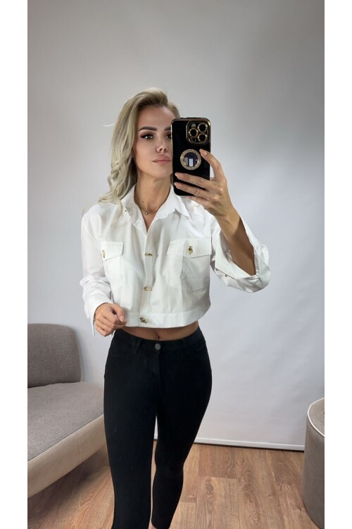 SF055 EL DÜĞMELİ GÖMLEK