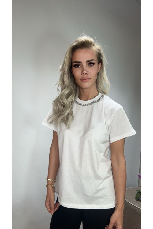 SF060 YAKA TAŞLI TİŞÖRT
