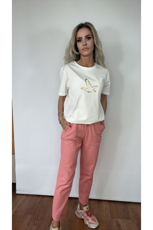 SF069 BELİ LASTİKLİ İPLİ PANTOLON