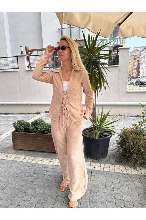 SF093 FAKİR KOL GÖMLEK PANTOLON TAKIM