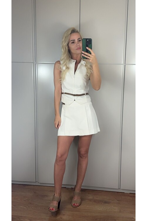 SF098 KEMER DETAYLI YELEK