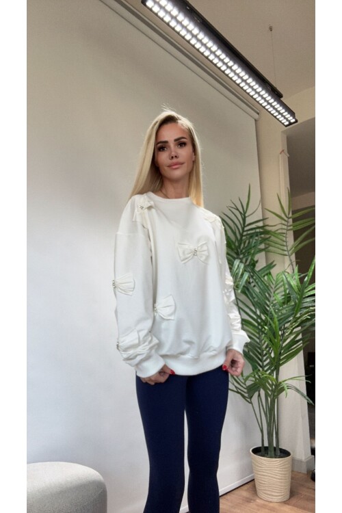 SF156 KURDALELİ TAŞLI SWEAT