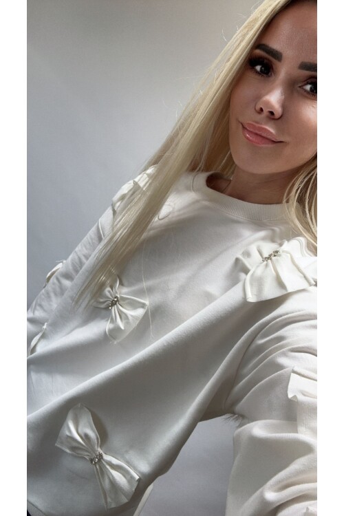 SF156 KURDALELİ TAŞLI SWEAT