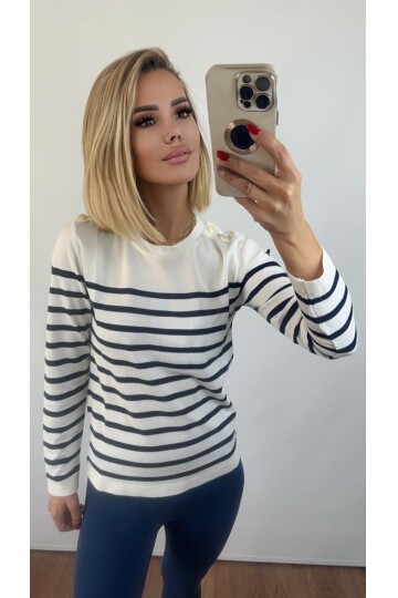 GOLD DÜĞMELİ KAZAK