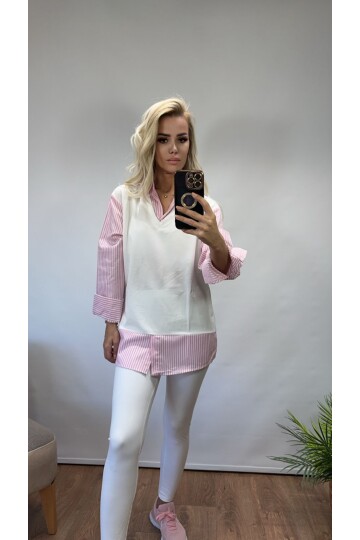 SF031 CİZGİLİ GÖMLEK SWEAT