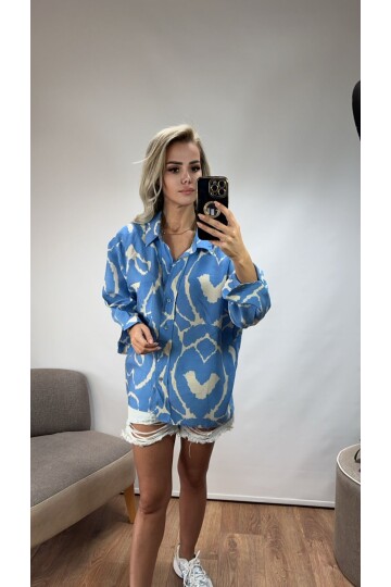 SF064 DESENLİ SALAŞ GÖMLEK